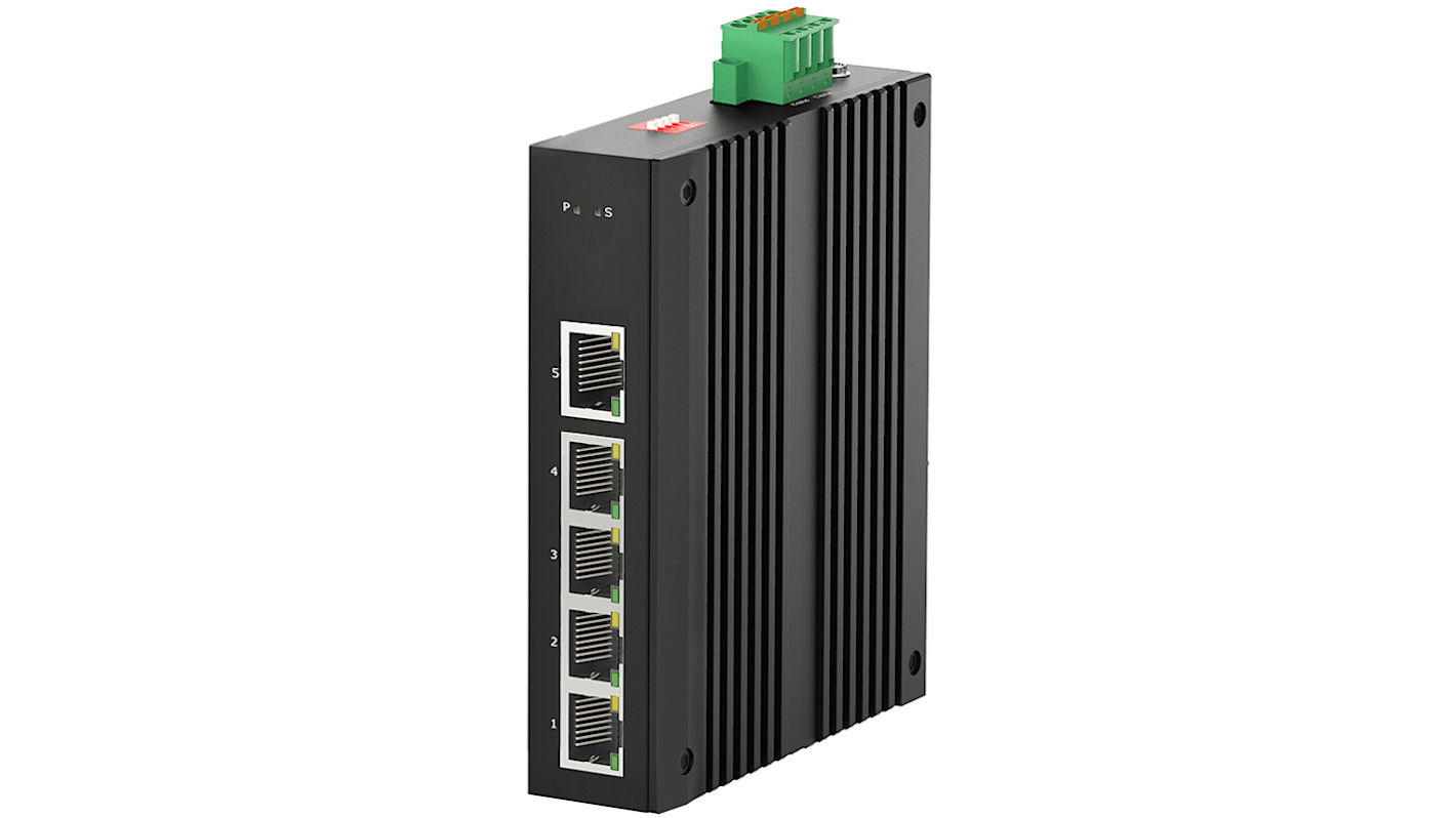 Switch Ethernet RS PRO , 5 puertos