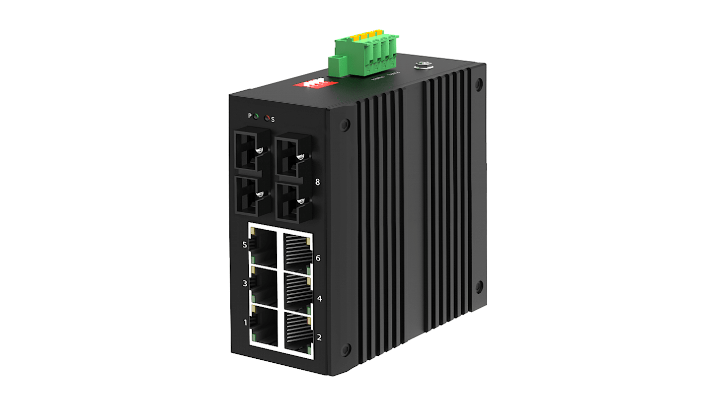 RS PRO Ethernet-Switch 6-Port Unmanaged RJ-45