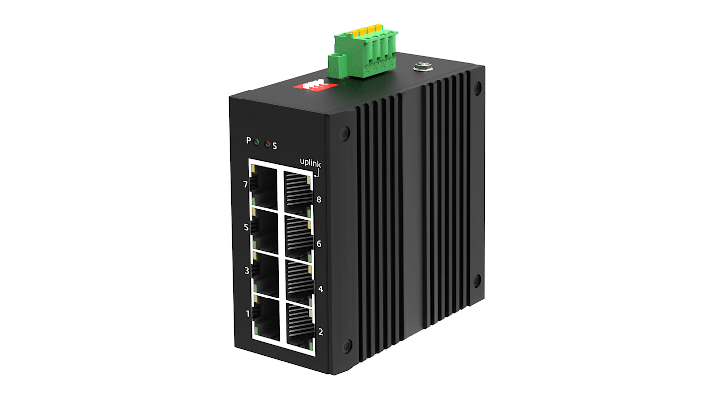 Switch Ethernet RS PRO , 8 puertos