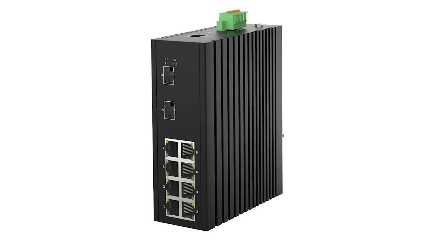 Switch Ethernet RS PRO , 8 puertos