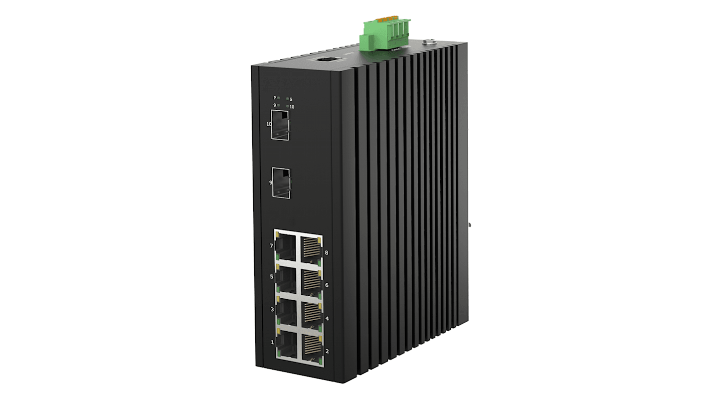 RS PRO Ethernet-Switch 8-Port Verwaltet RJ-45