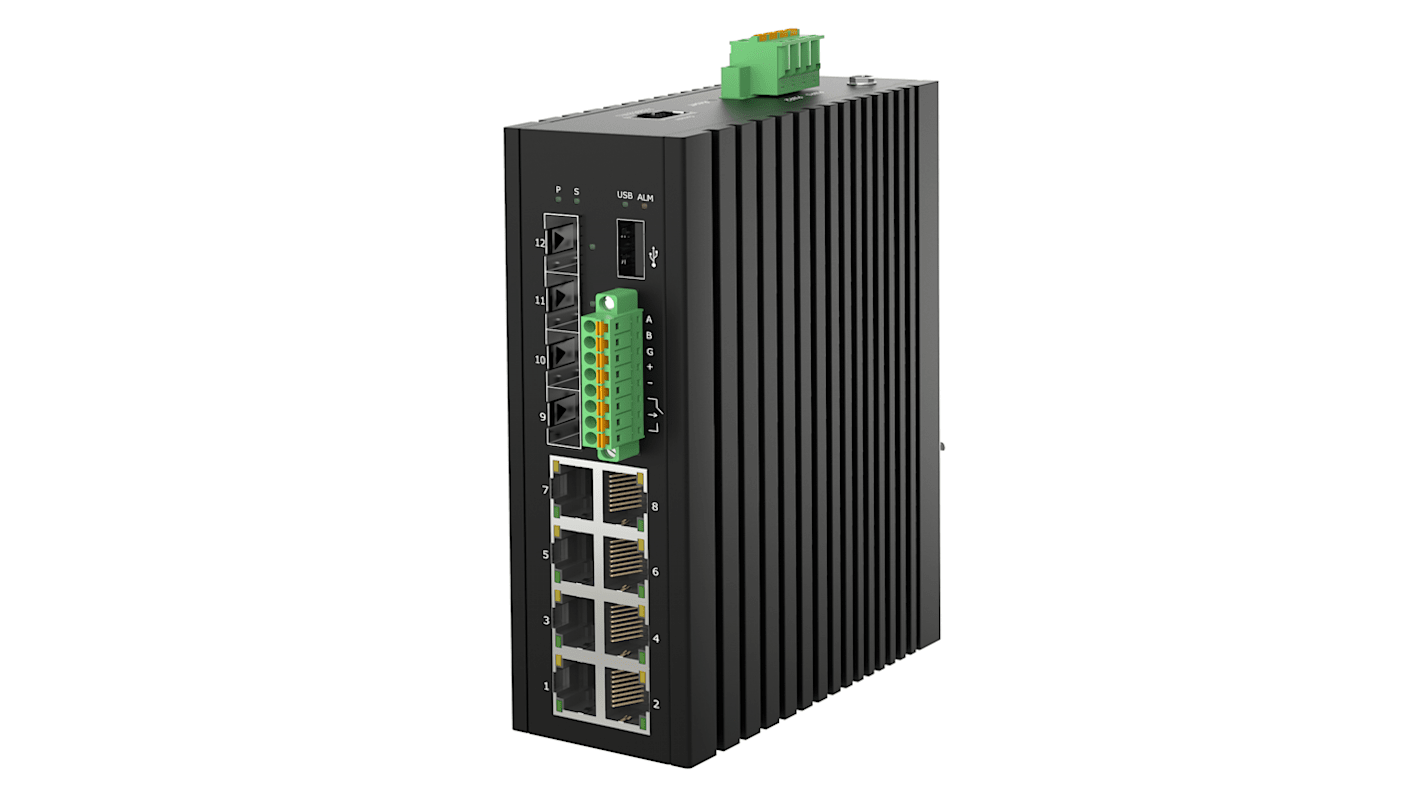 RS PRO Ethernet-Switch 8-Port Verwaltet RJ-45