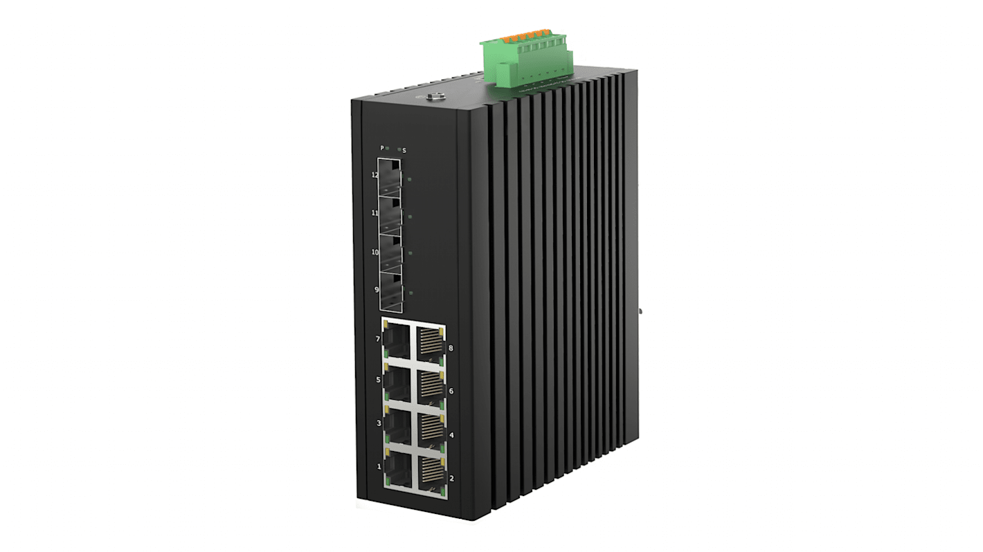 Switch Ethernet RS PRO , 8 puertos