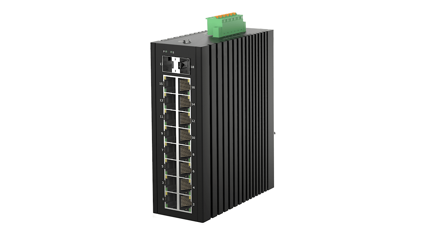 RS PRO Ethernet-Switch 16-Port Verwaltet RJ-45