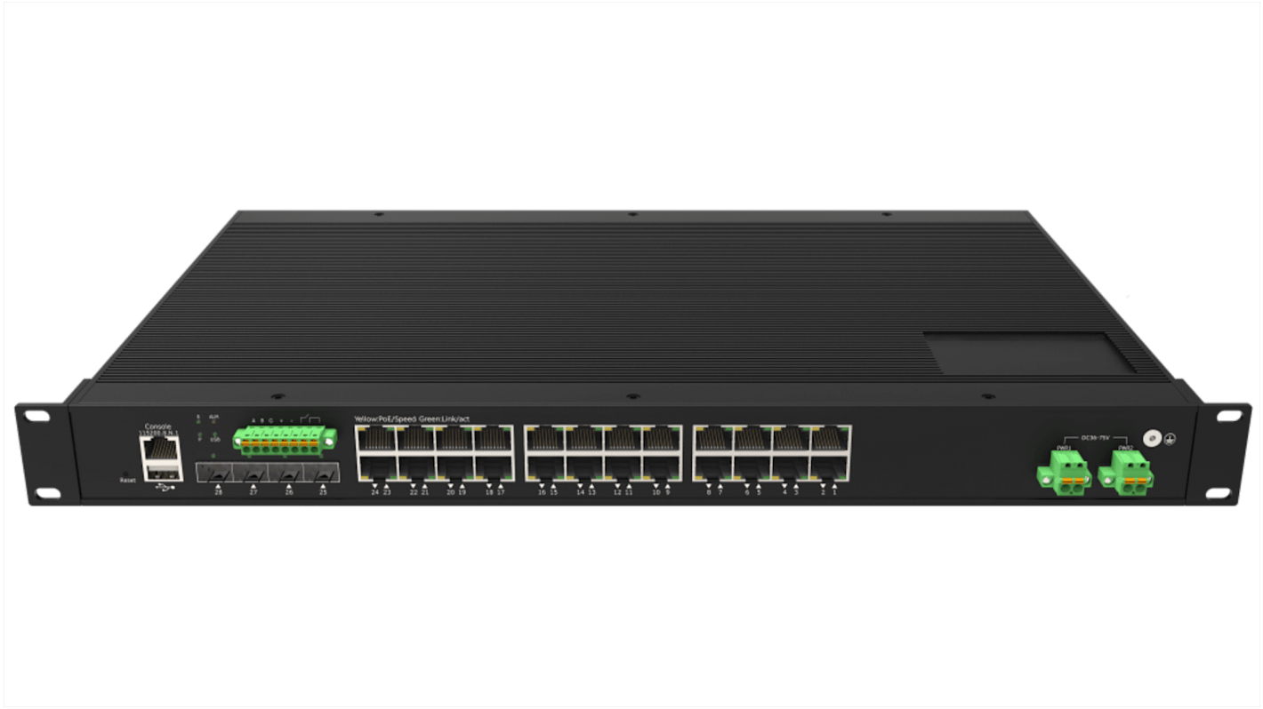 Switch Ethernet RS PRO , 24 puertos