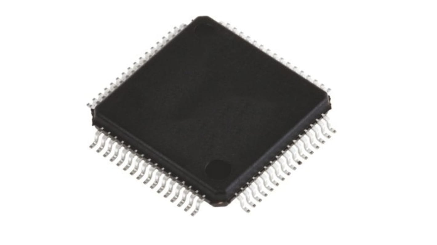 ルネサス エレクトロニクス RA4T1 マイコン, ARM Cortex M33コア, 100MHz, 4 KB, フラッシュ, 64-Pin QFP