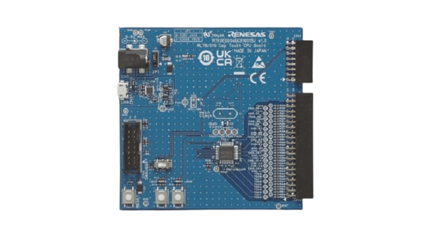 ルネサス エレクトロニクス 評価ボード, 評価システムコンポーネント, Capacitive Touch Evaluation System, 静電容量型タッチアプリケーション, RTK0EG0047S01001BJ