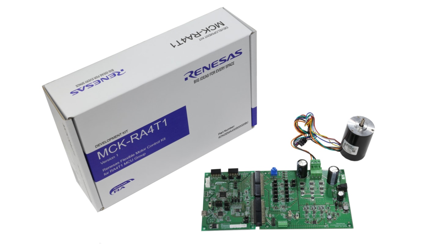 ルネサス エレクトロニクス 電源,モーター / ロボティクス開発ツール, モータ制御ボード, 電源, RA4T1 用, RTK0EMA430S00020BJ