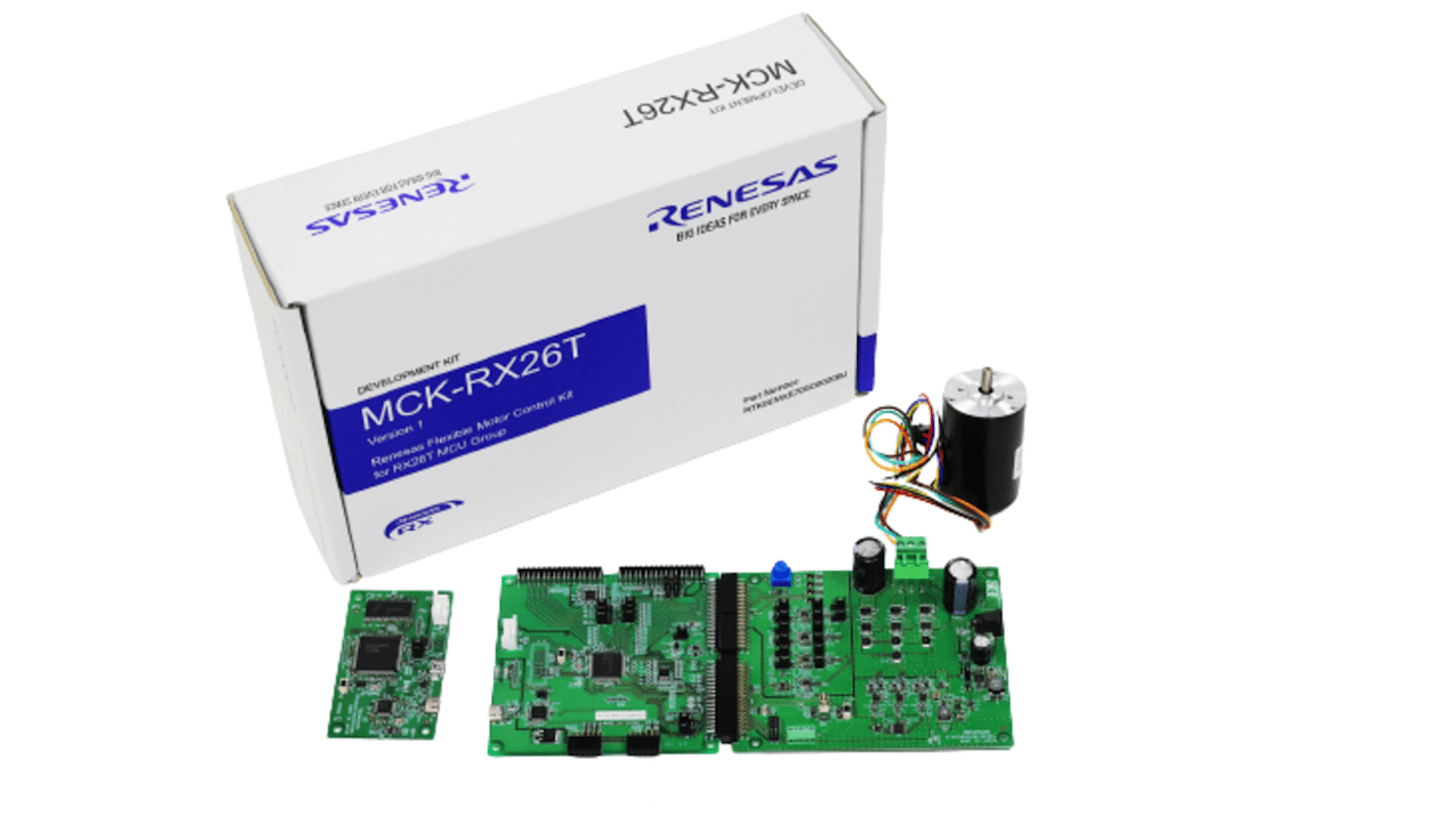 ルネサス エレクトロニクス 電源,モーター / ロボティクス開発ツール, モータ制御ボード, 電源, RX26T 用, RTK0EMXE70S00020BJ