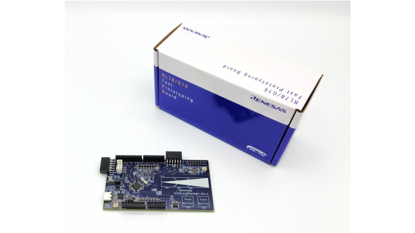 Renesas Electronics RL78/G16评估板, RL78内核, Fast Prototyping Board