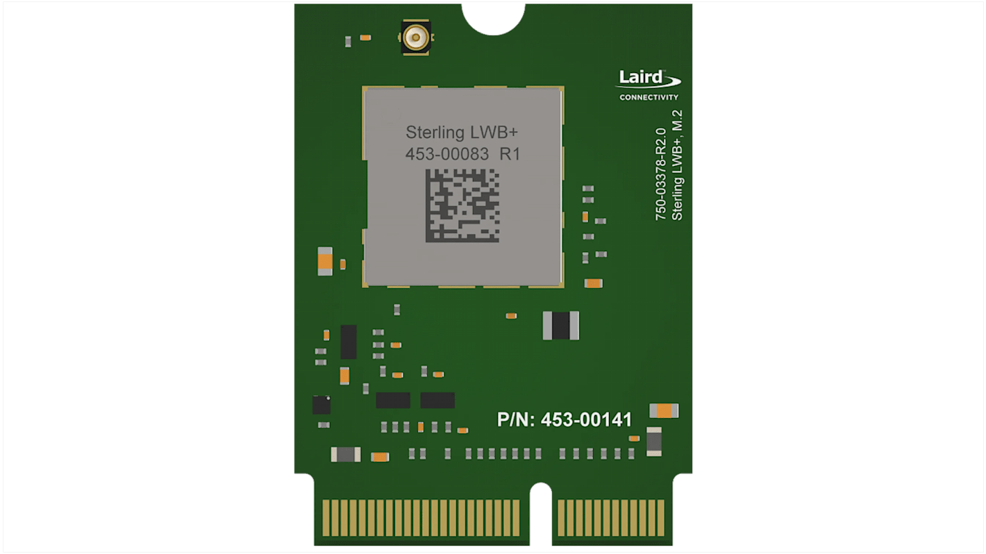 Módulo wifi Ezurio, 453-00141, IEEE 802.11 b/g/n, Interfáz PCM, SDIO, UART, 3.3V, 12 x 12 x 1.5mm