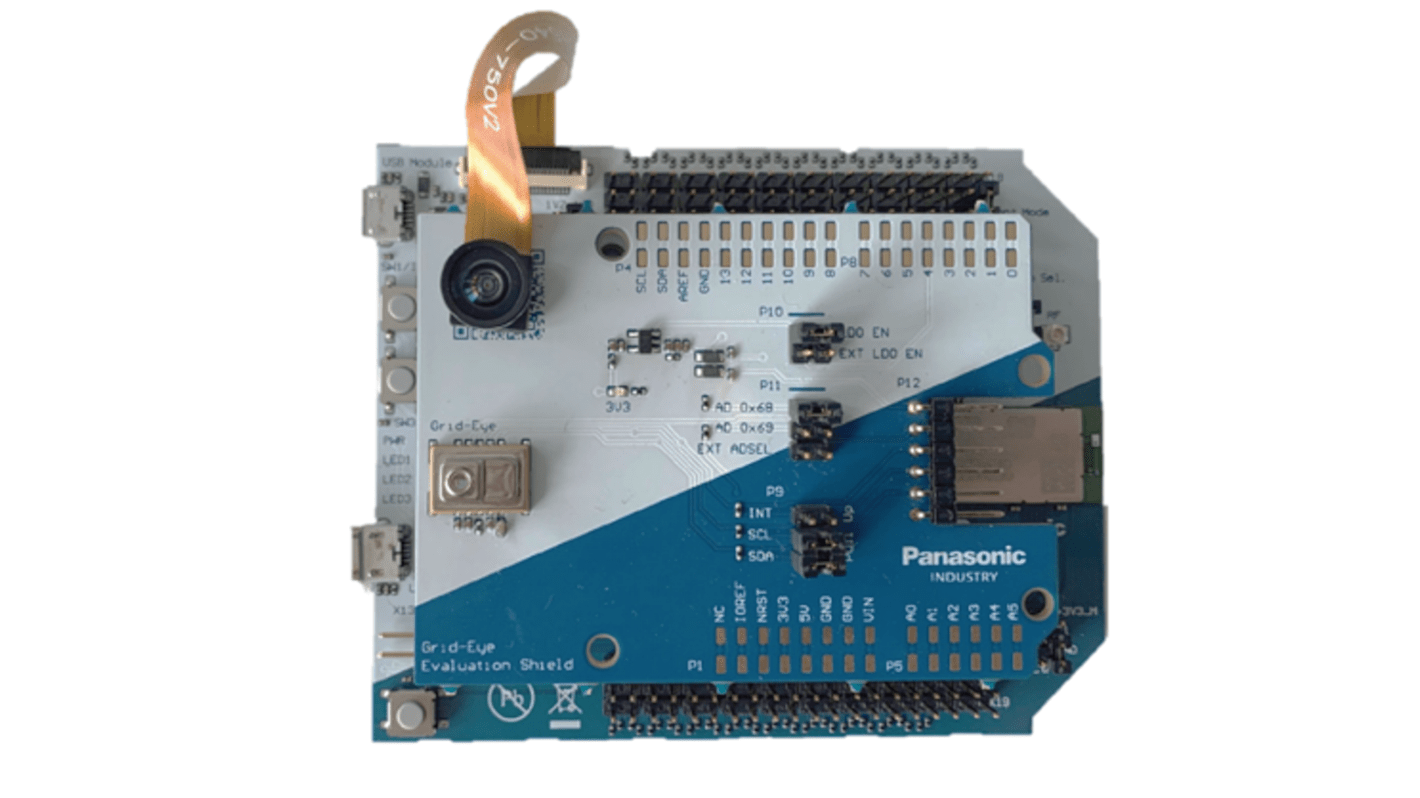 Panasonic Sensorudviklingssæt Evaluation Board PAN9520 with GE Shield 36° Infrared (IR) Sensor