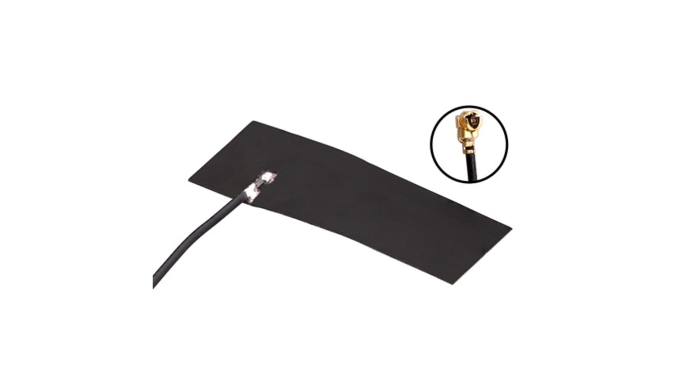 TE Connectivity ANT-8/9-FPC-UFL-100 OnBoard Omnidirectional Telemetry Antenna with U.FL Connector, LoRaWan