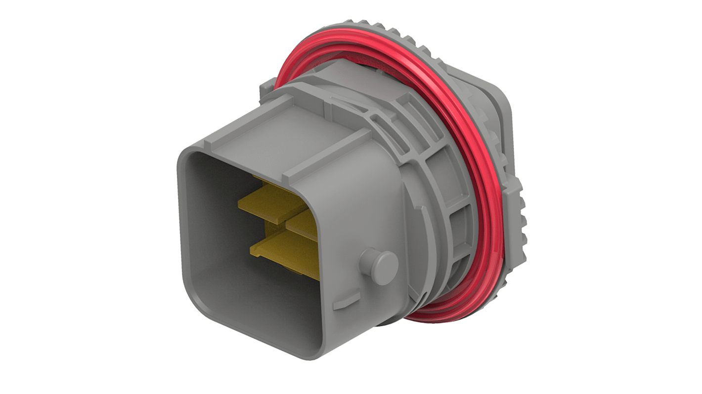 TE Connectivity, 2-2366509 Connector Housing Receptacle Grey Cable Mount 48 Way, Cable Termination 2-2366509-2