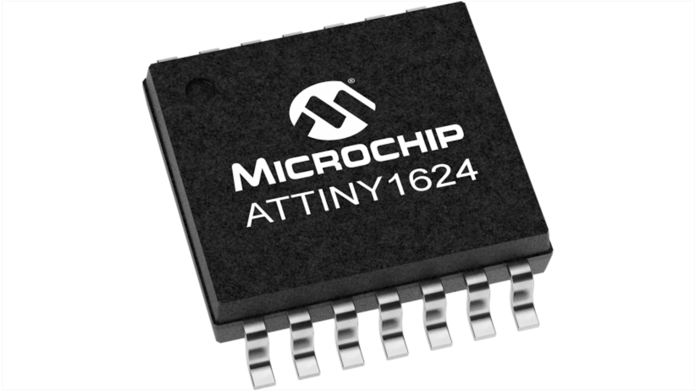 Mikrokontroler Microchip AVR TSSOP 14-pinowy Montaż powierzchniowy Mikrokontroler 8-bitowy 16 KB 8bit 20MHz Flash