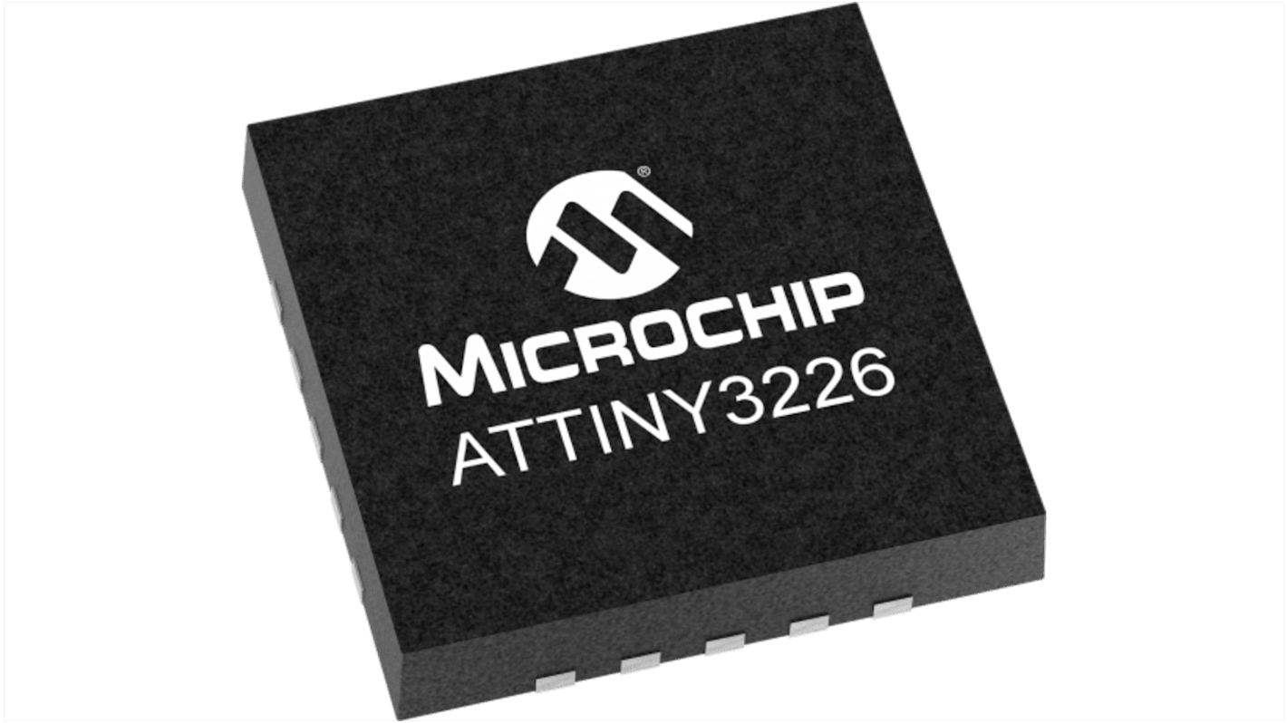 Microcontrôleur, 8bit 32 Ko, 20MHz, VQFN 20, série AVR