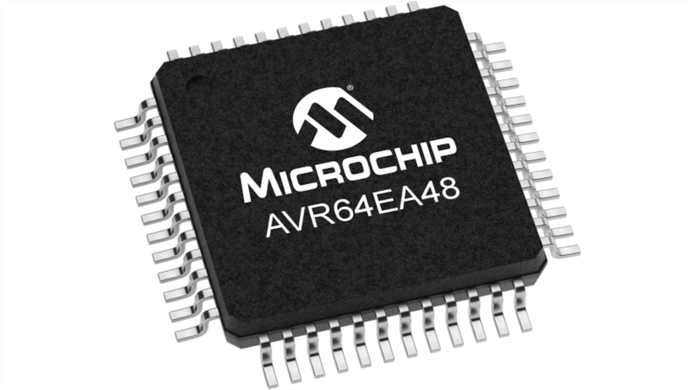 Microchip AVR系列单片机, 8 位 MCU内核, 48针, TQFP封装