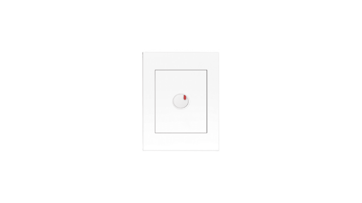 HPM 1 Way 1 Gang Rotary Lever Dimmer Switch 350VA, 240V ac, 400W