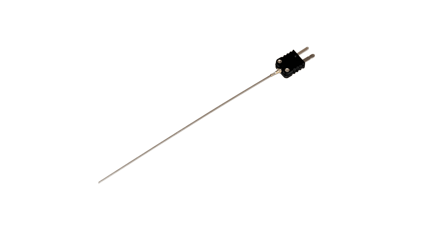Electrotherm282 Type J Thermocouple 200mm Length, 1.5mm Diameter, 0°C → +700°C