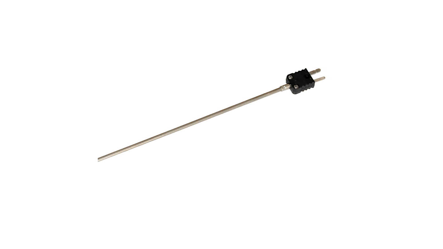 Electrotherm282 Type K Thermocouple 200mm Length, 1.5mm Diameter, 0°C → +1000°C