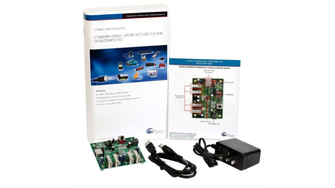 Infineon 开发套件 开发套件, USB, CY7C65642芯片, 用于电压调节