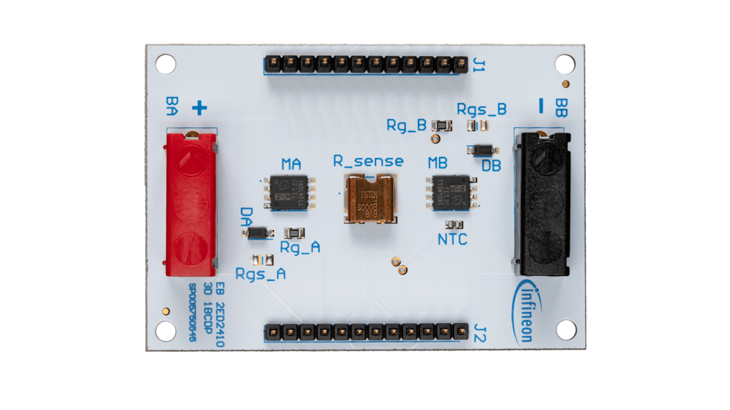 Infineon EB 2ED2410 3D 1BCDP MOSFET Gate Driver for Gate Driver, Power MOSFET for 2ED2410-EM 24 V Evaluation Motherboard