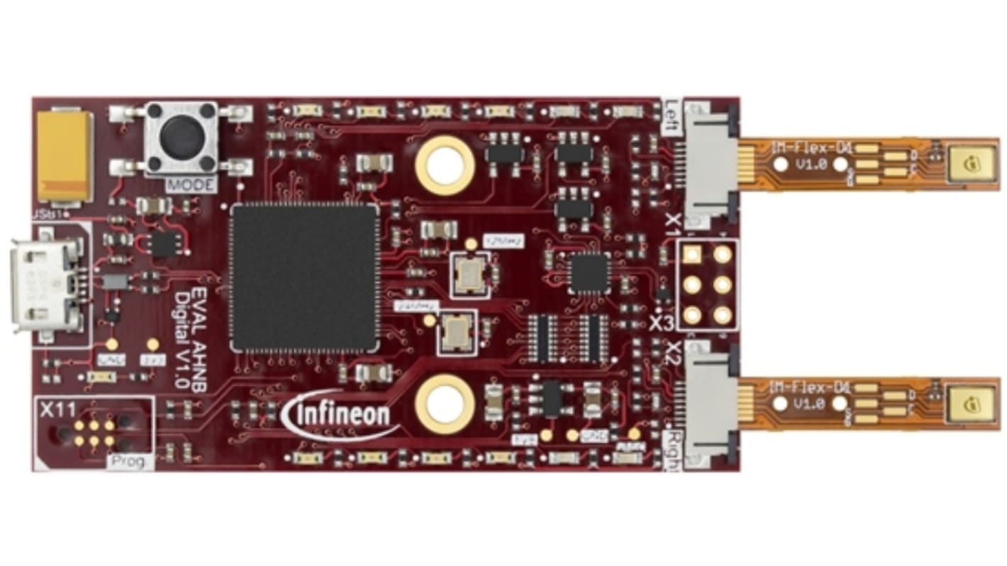 Infineon Half-Bridge Buck Converter Evaluation Board Using the Eicedriver 2EDL803x Microphone Sensor Evaluation Board