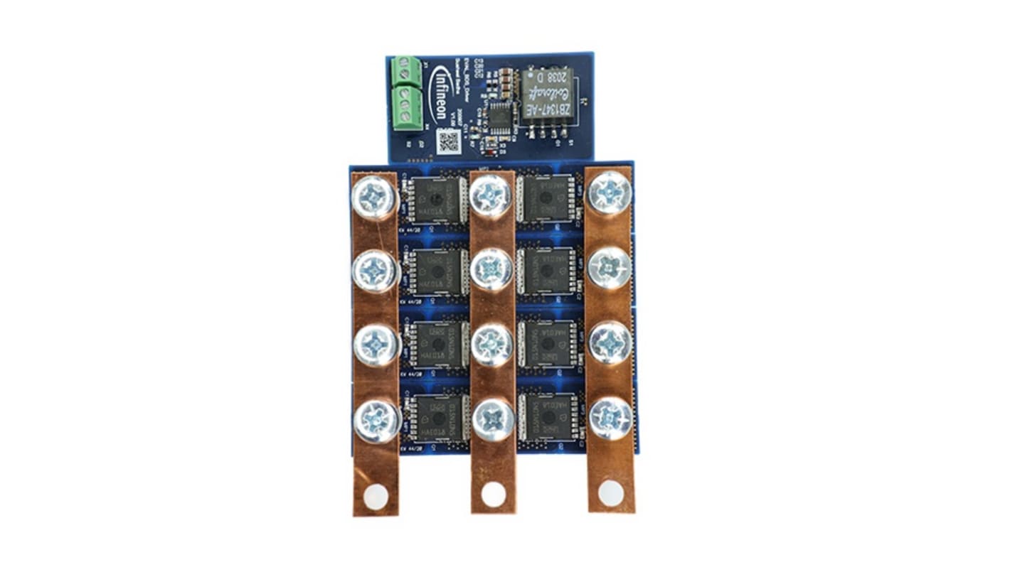 Infineon EVAL_BDPS_DD_TOLL TOLL power board for bidirectional battery disconnection, 电流控制器 评估测试板, MOSFET芯片