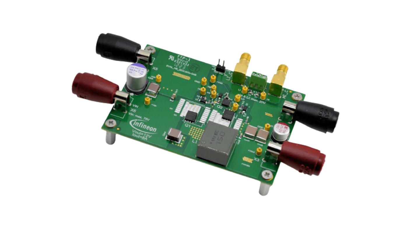 Vyhodnocovací deska snižujícího měniče, Half-Bridge Buck Converter Evaluation Board Using the Eicedriver 2EDL803x,
