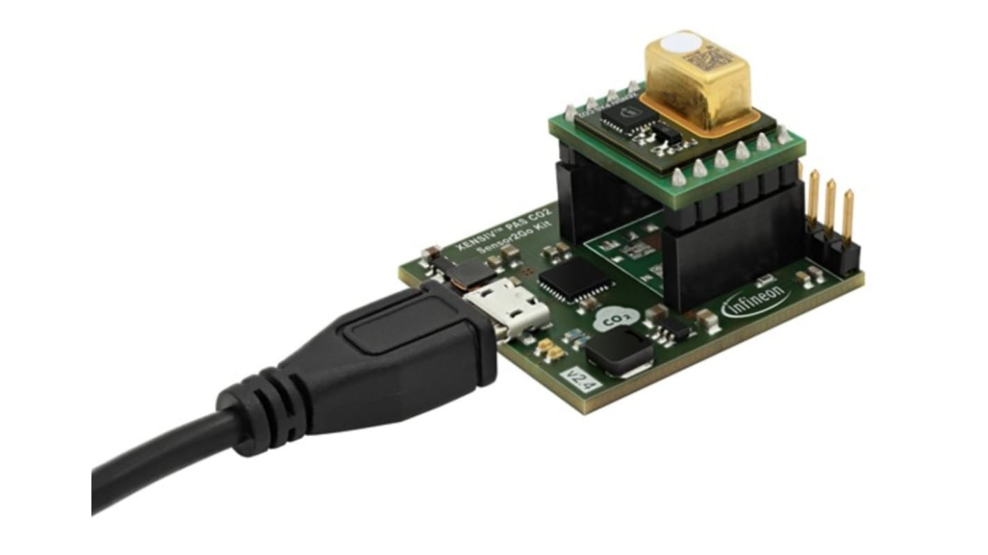 Infineon Quick-Start Guide for XENSIV PAS CO2 Sensor2Go Evaluation Kit Evaluation Board for CO2 Sensor for CO2 Sensor