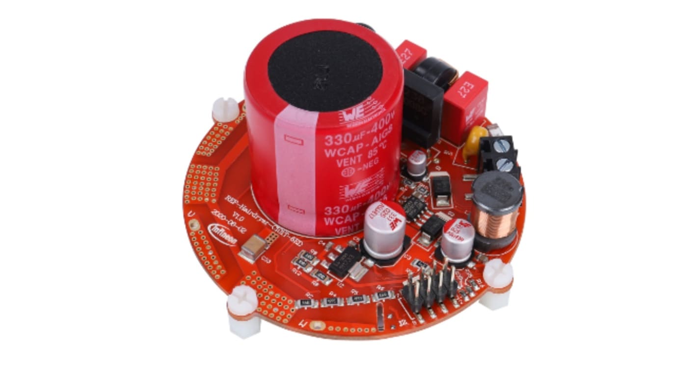 Infineon REF-HAIRDRYER-C101-6ED Motor Driver for Gate Driver, IGBT for BLDC Motor Driver