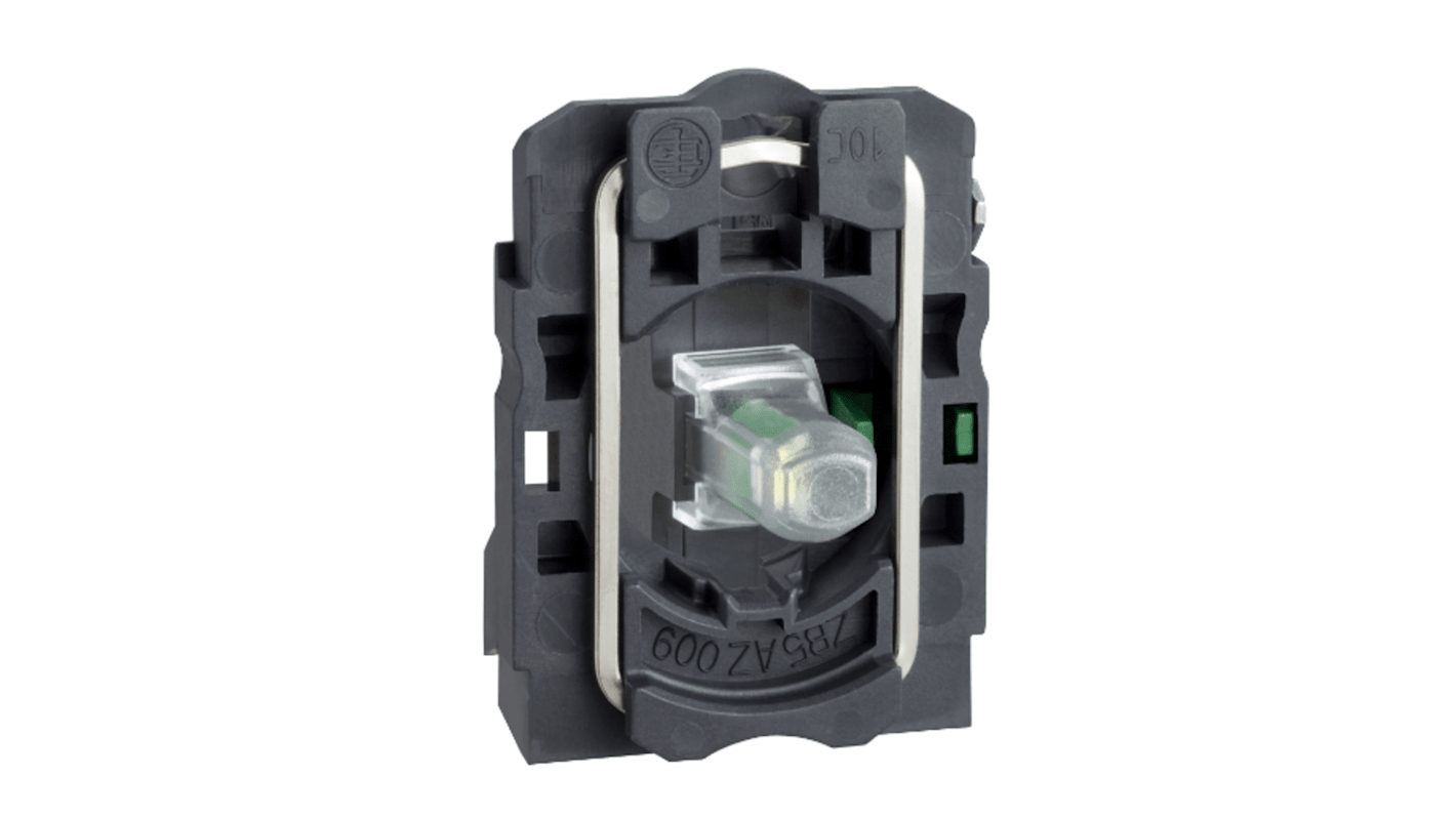 Schneider Electric ZB Series Contact & Light Block for Use with General purposes or specific applications, 600V, White