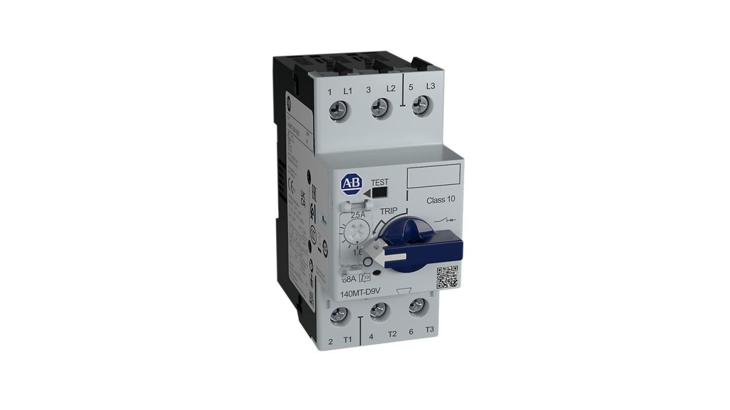 Interruttore automatico del motore Allen Bradley, protezione Contattori Bulletin 100-K/C/E, 200 → 500 V AC, 32 A
