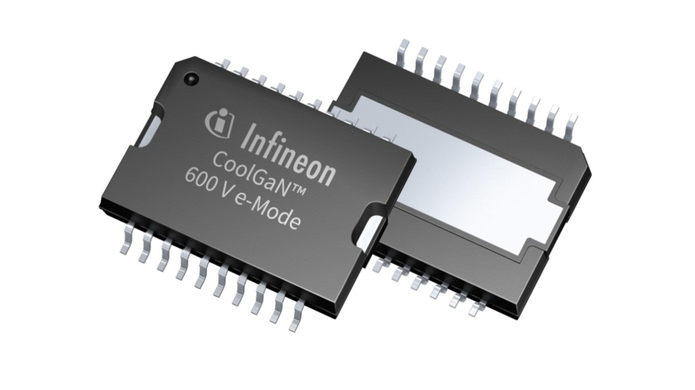 Infineon GaN MOSFET, 60 A, 600 V, 20-Pin DSO IGO60R070D1AUMA2