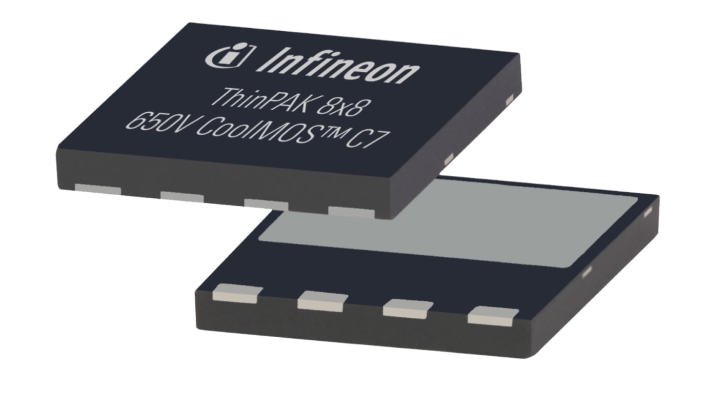 Infineon IPL65R099C7AUMA1 N-Kanal, SMD MOSFET 700 V / 100 A, 4-Pin VSON