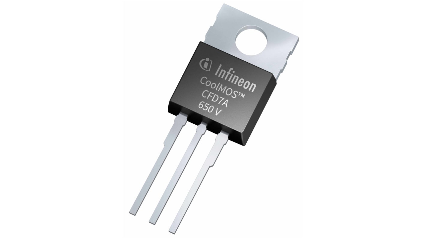 Infineon Nチャンネル MOSFET650 V 55 A 表面実装 パッケージTO-220 3 ピン