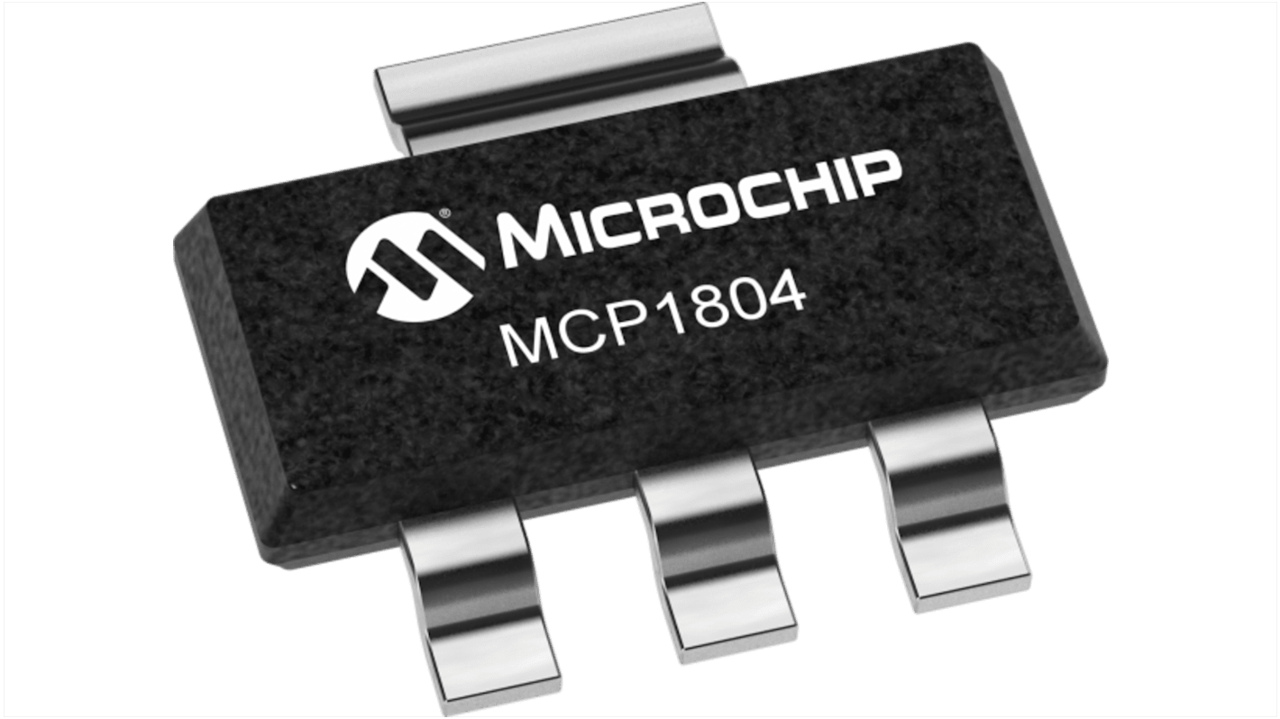 Microchip Spannungsregler, LDO 150mA, 1 Niedrige Abfallspannung SOT-223, 3-Pin
