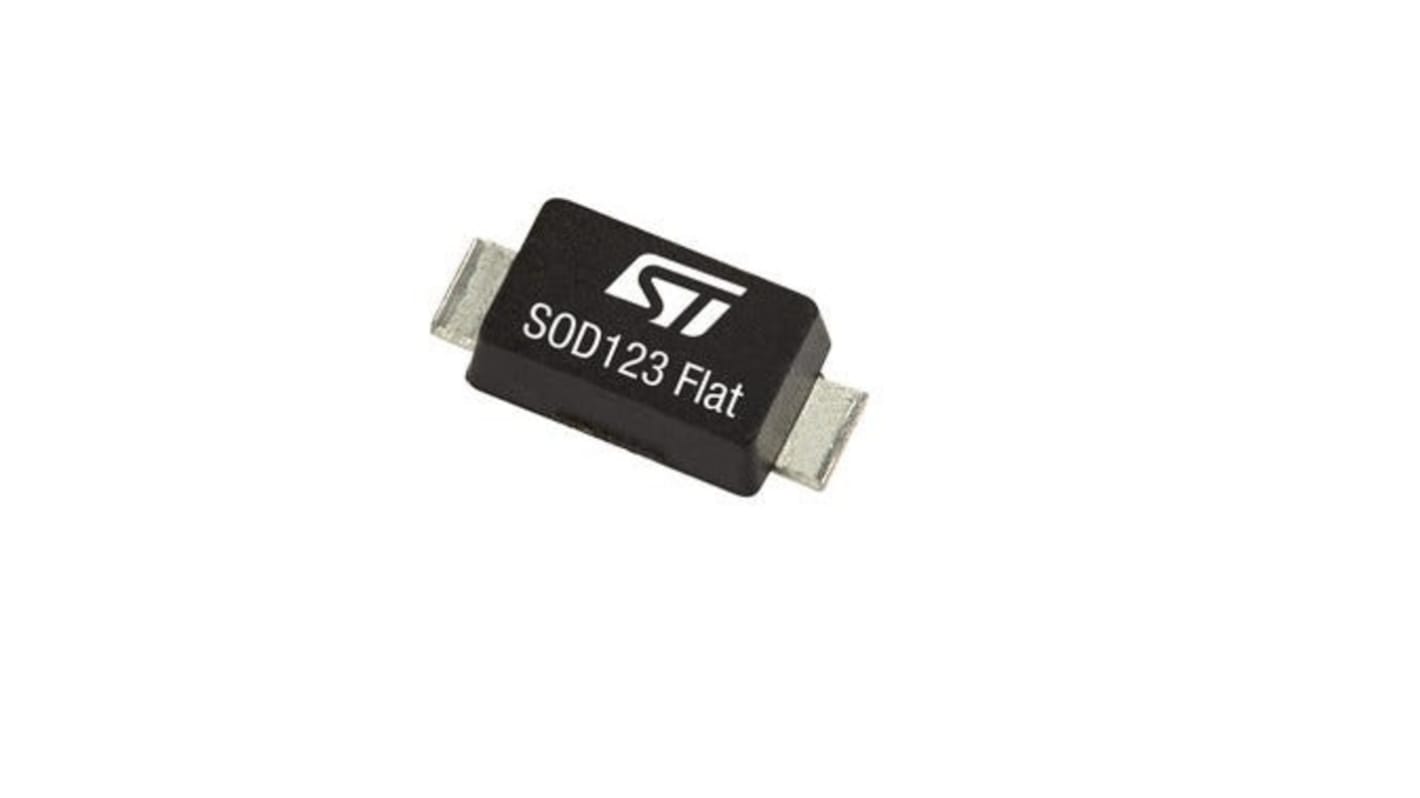 STMicroelectronics 100V 2A, Schottky Rectifier & Schottky Diode, 2-Pin ECOPACK STPST2H100ZF
