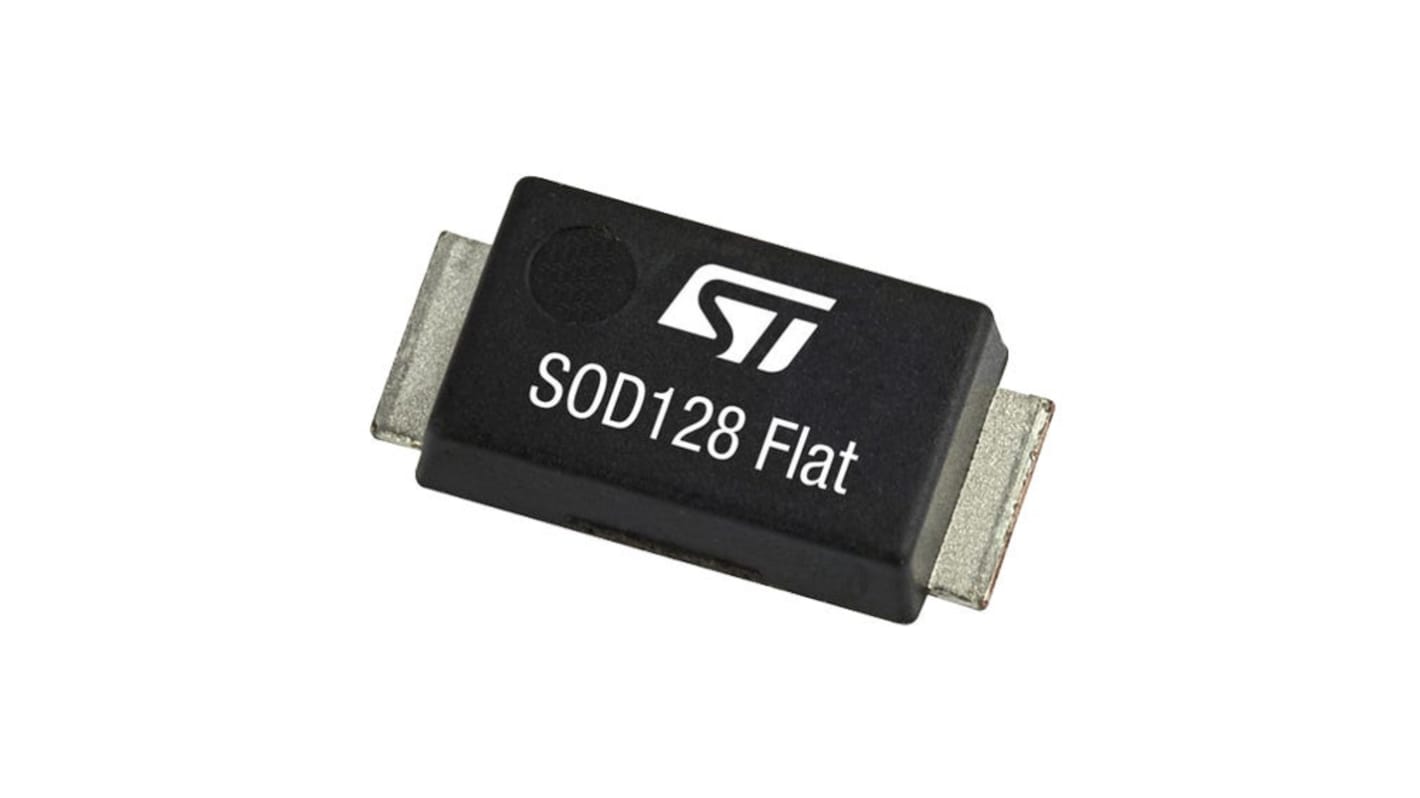 Diodo raddrizzatore e Schottky STMicroelectronics, Montaggio superficiale, 3A, 100V, ECOPACK