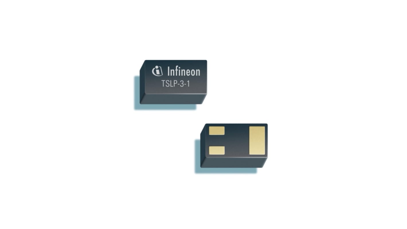 Infineon BFR193L3E6327XTMA1 NPN RF Bipolar Transistor, 80 mA, 12 V, 3-Pin TSLP-3-1