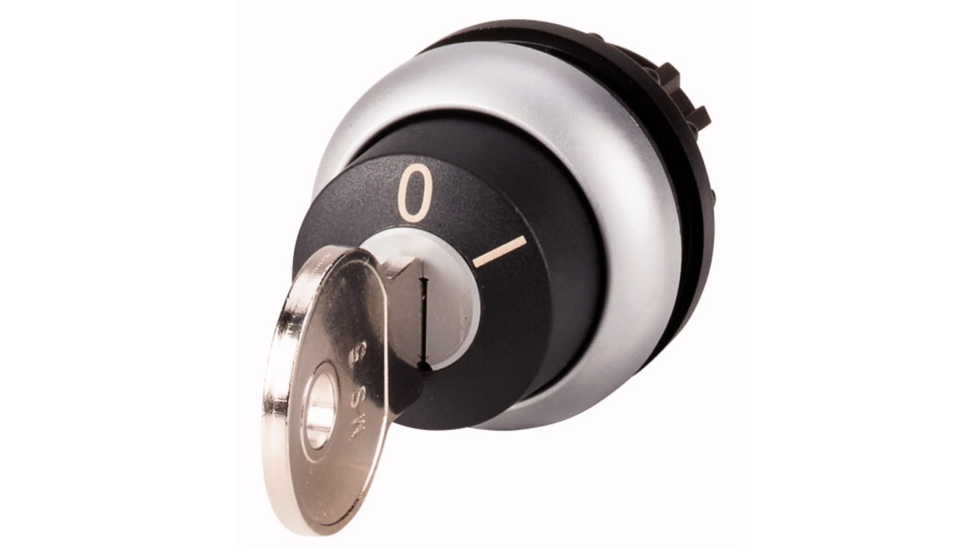 Eaton 2-position Key Switch Head, Maintained, 22.5mm Cutout