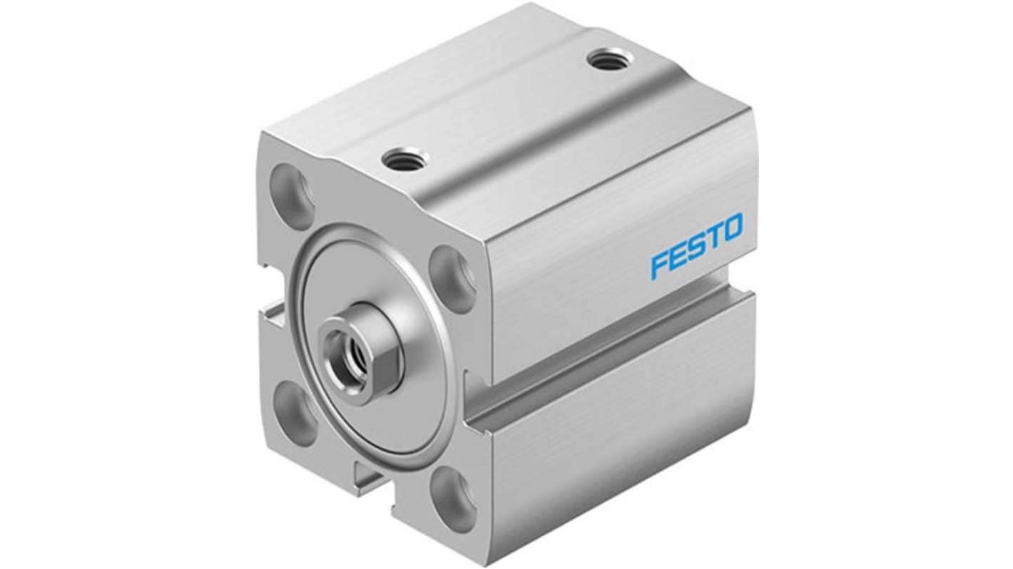 Festo Pneumatic Compact Cylinder - ADN-S-25, 25mm Bore, 20mm Stroke, ADN Series, Double Acting