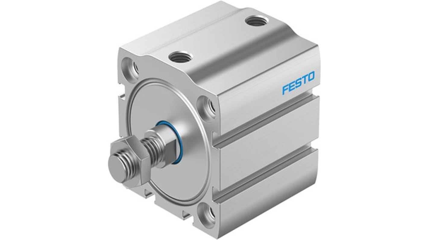 Festo Pneumatic Compact Cylinder - 8092075, 50mm Bore, 25mm Stroke, ADN Series, Double Acting