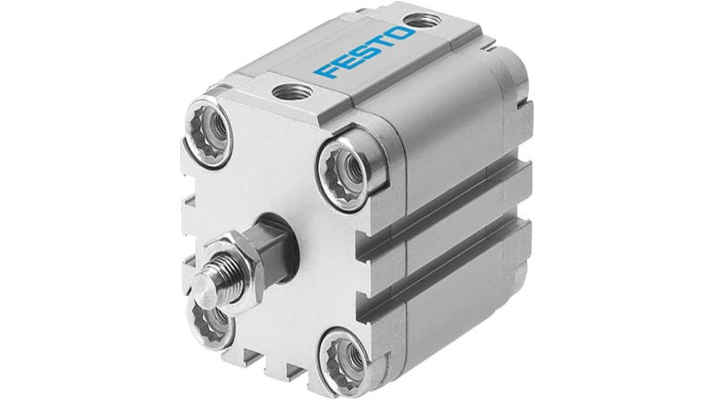 Festo Pneumatic Compact Cylinder - 156829, 80mm Bore, 25mm Stroke, ADVULQ Series, Double Acting