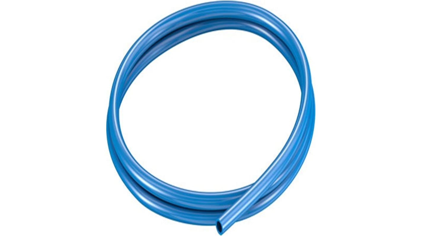 Festo Rund Kunststoffrohr Blau, Außen-Ø 10mm / Innen-Ø 7mm, TPE, 3mm