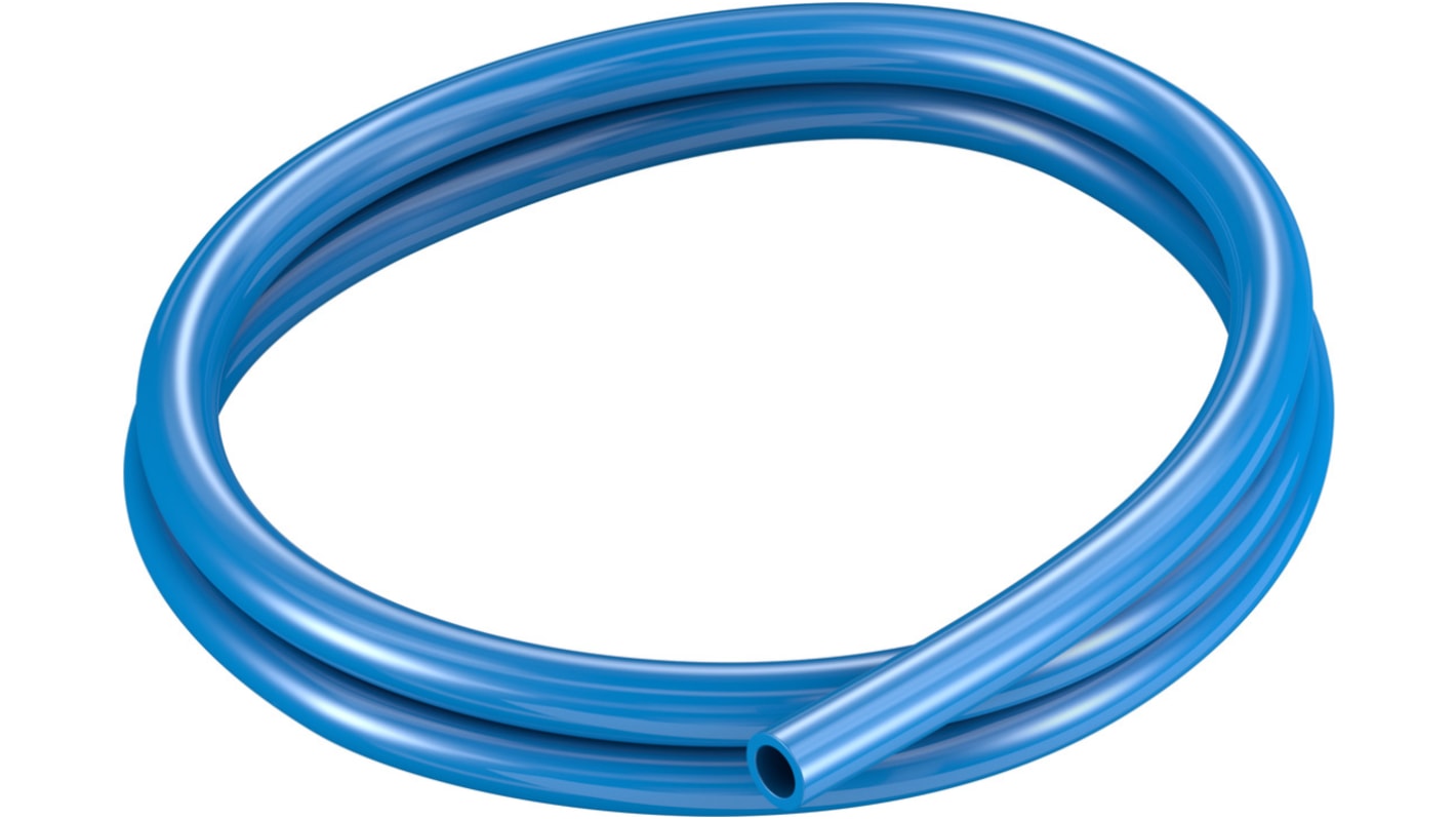 Tubo in plastica Blu Circolare x 8mm ID x 12mm OD