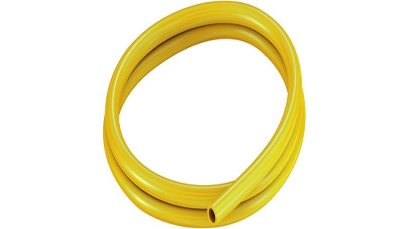 Festo Rund Kunststoffrohr Gelb, Außen-Ø 12mm / Innen-Ø 8mm, TPE, 4mm