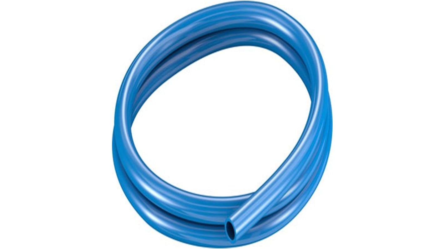 Festo Rund Kunststoffrohr Blau, Außen-Ø 9.8mm / Innen-Ø 14mm, TPE, 4.2mm