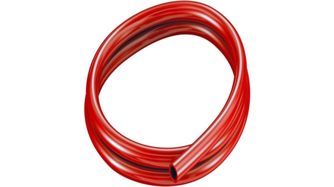 Festo Red Round Plastic Tube x 14mm OD x 9.8mm ID