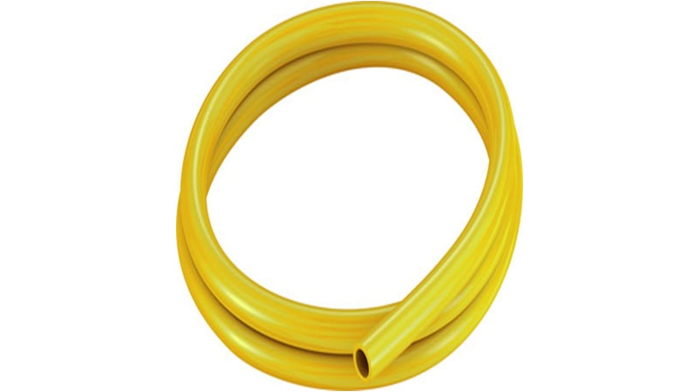 Tubo in plastica Giallo Circolare x 11mm ID x 16mm OD